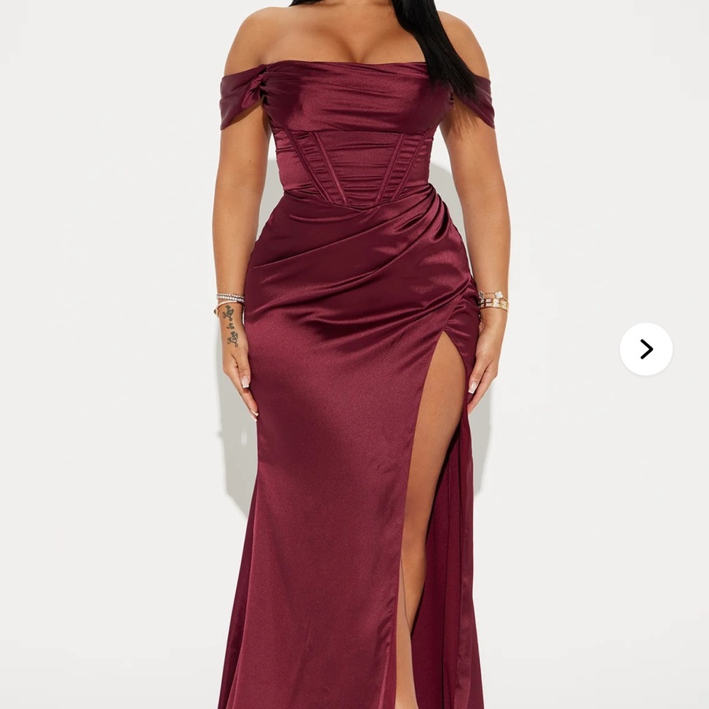 Corset Dress with Leg Split